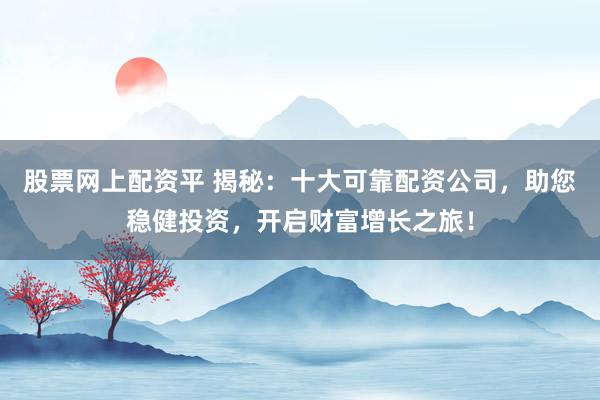 股票网上配资平 揭秘：十大可靠配资公司，助您稳健投资，开启财富增长之旅！