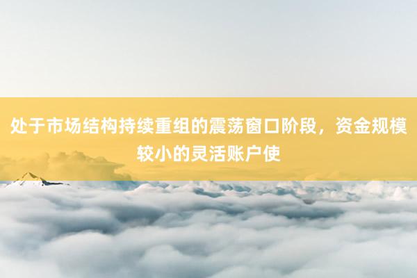 处于市场结构持续重组的震荡窗口阶段，资金规模较小的灵活账户使
